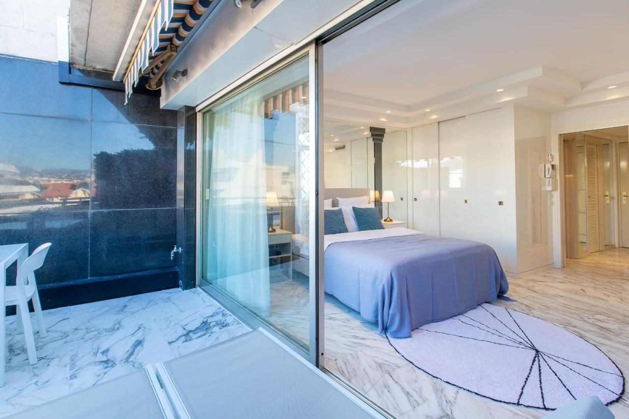 Royal Promenade Pool Terrace With Sea View Apartment Nice Bagian luar foto