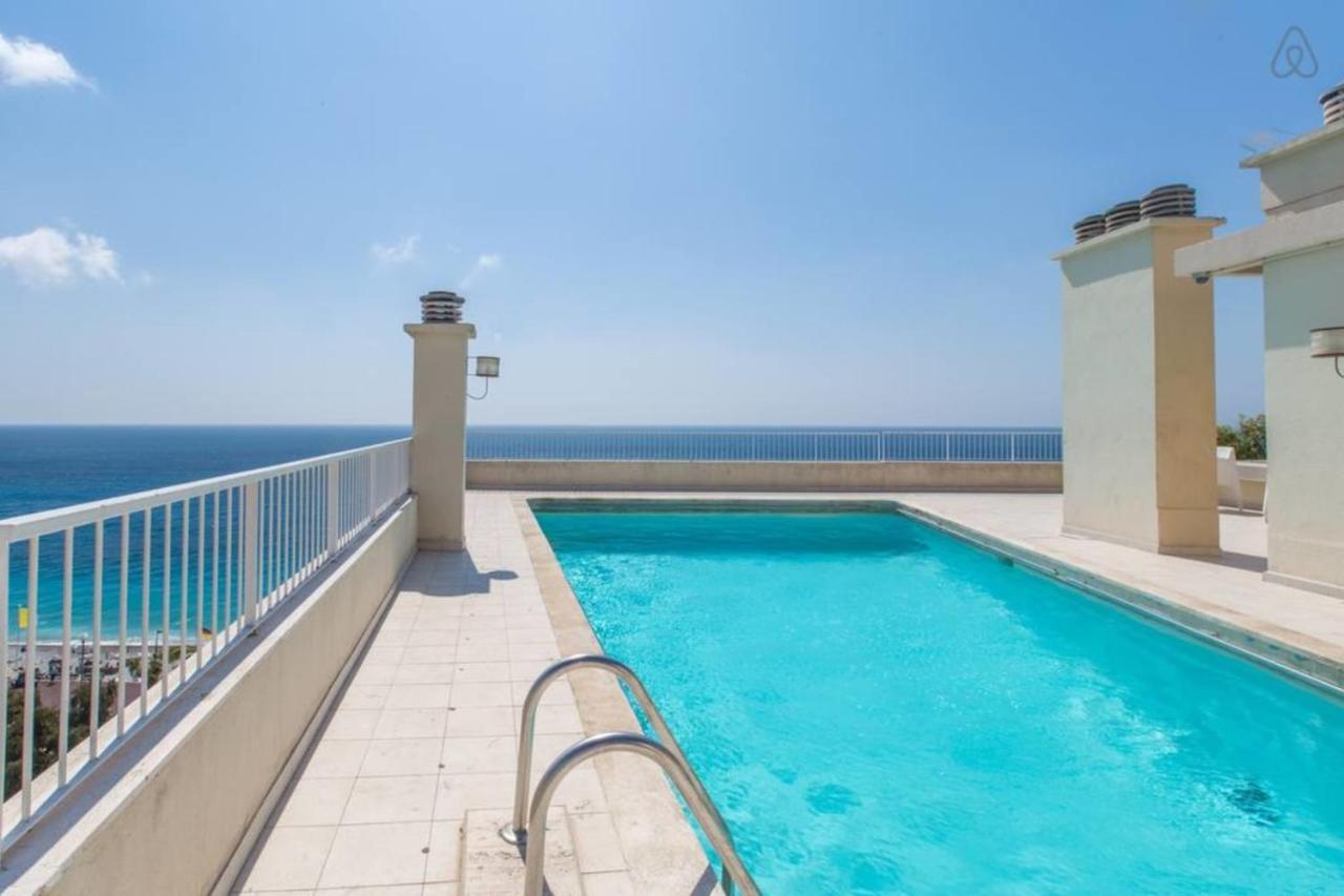 Royal Promenade Pool Terrace With Sea View Apartment Nice Bagian luar foto